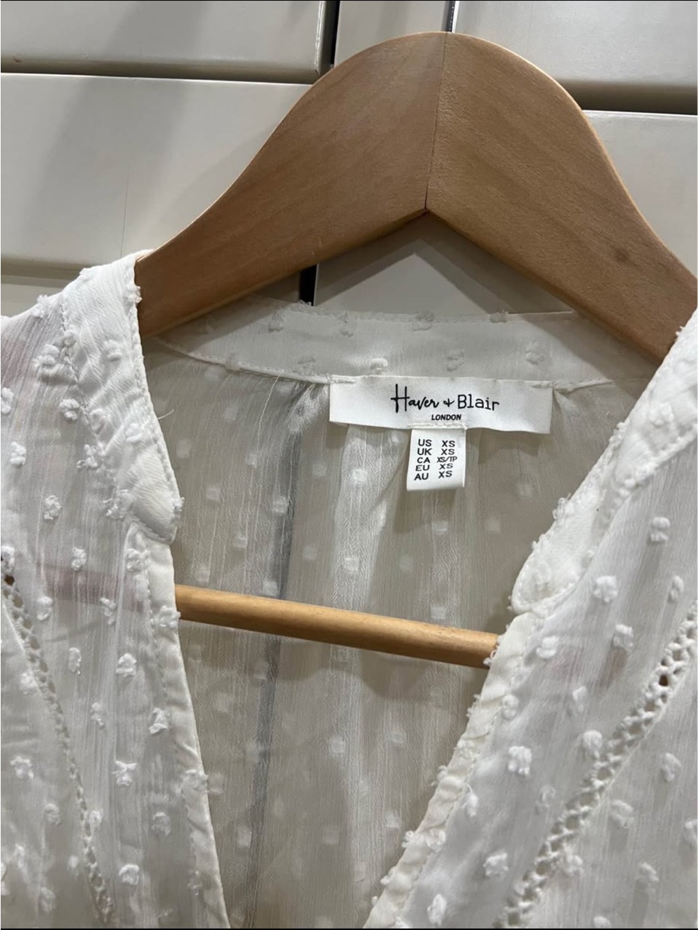 Sheer button up - Picture 2 of 2